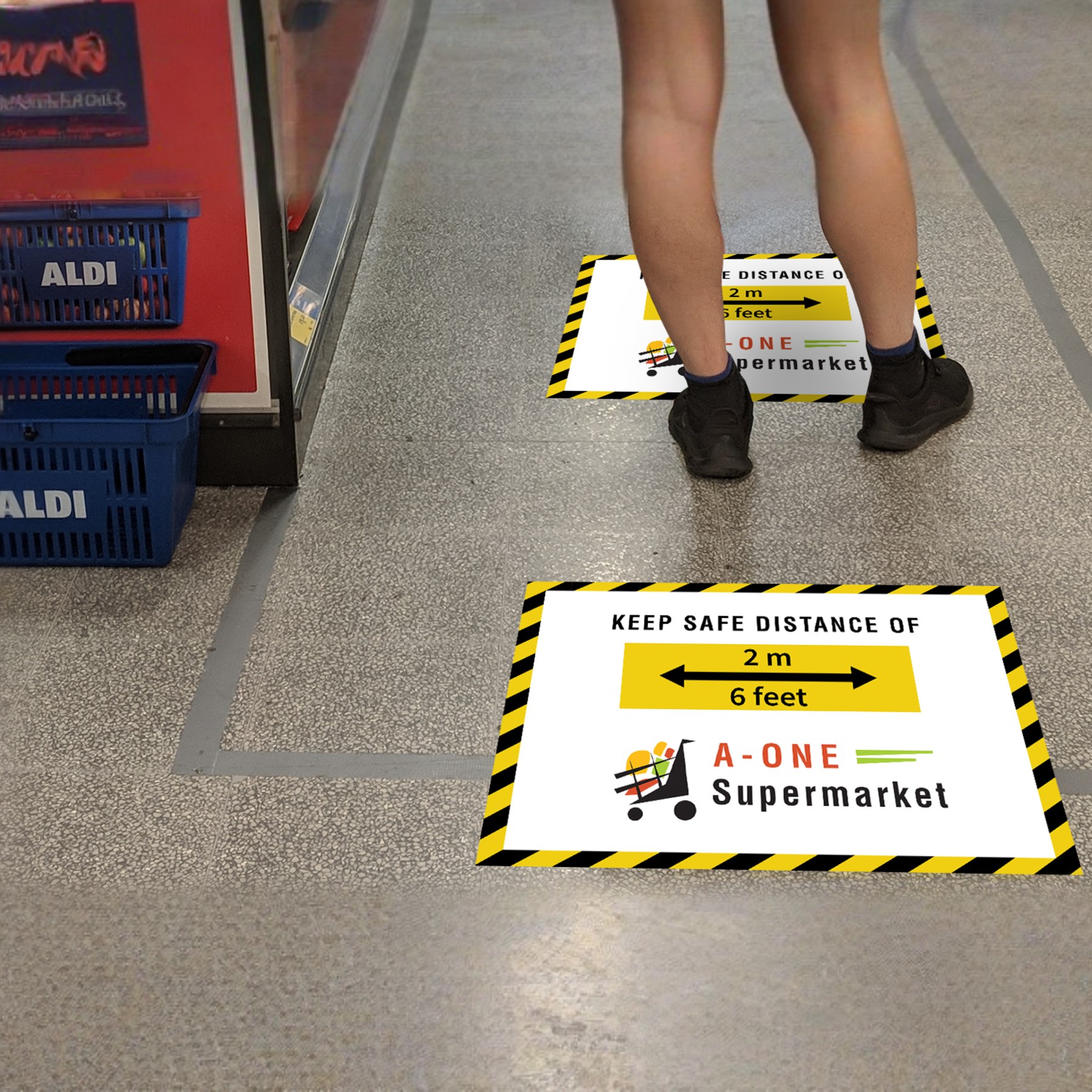 Custom Floor Stickers